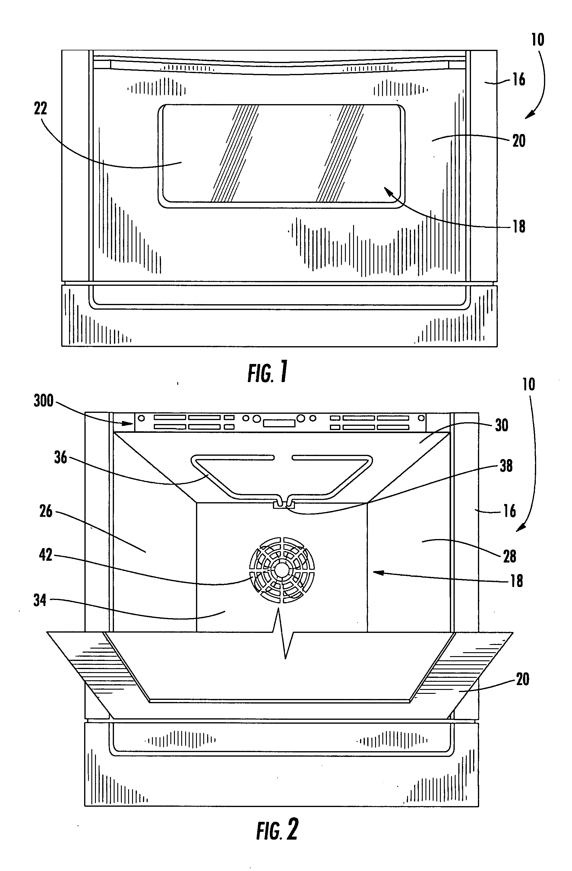 Cooking appliance having a latch plate shield for improved guidance of cooling air and exhaust air