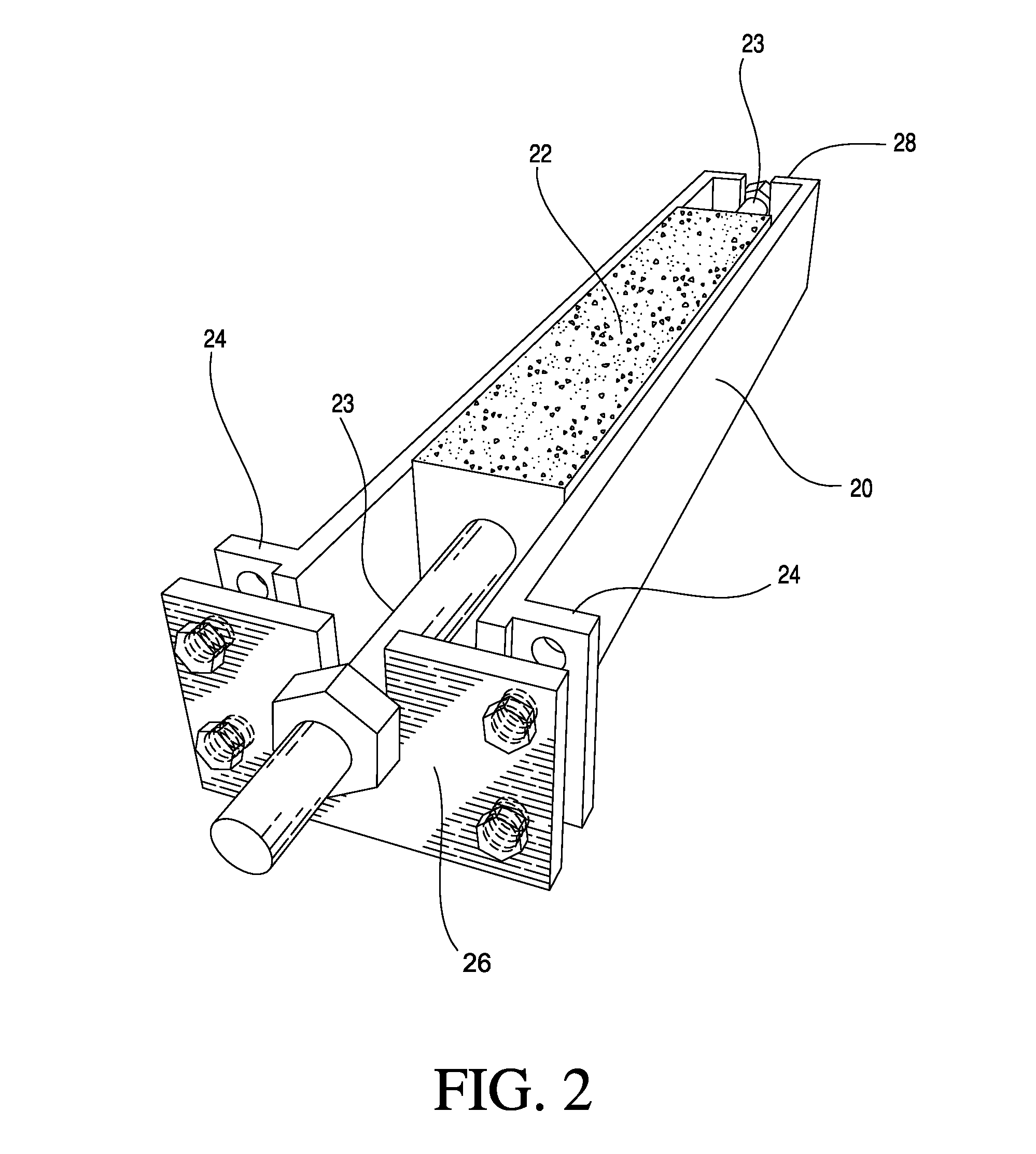 Apparatus for assessing durability of stressed fiber reinforced polymer (FRP) bars