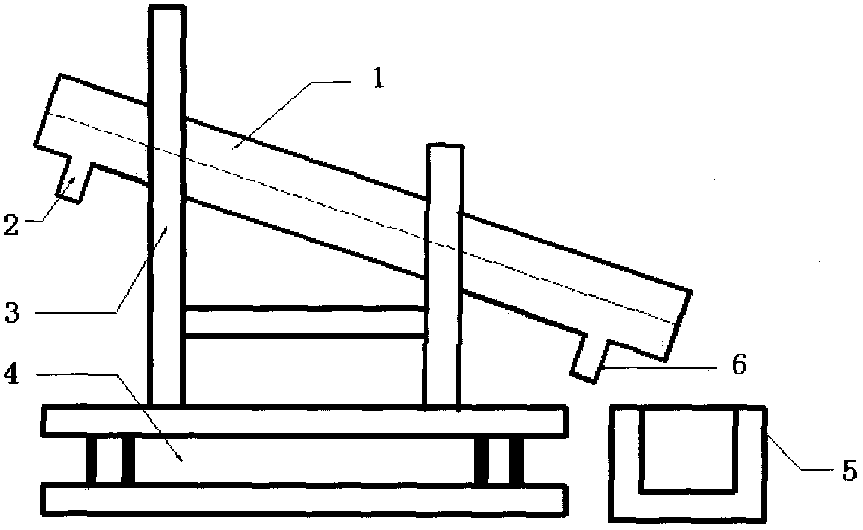 Method for controlling large-scale nodular iron cast coagulation tissue