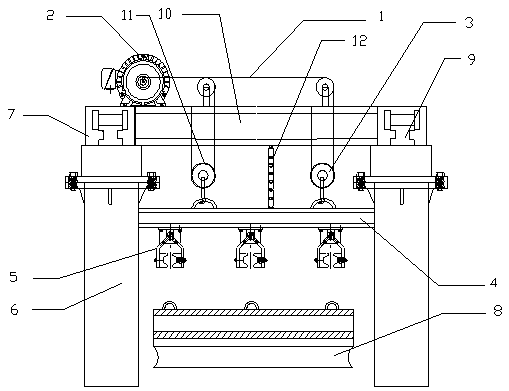 Pipe pile automatic uncovering mold system