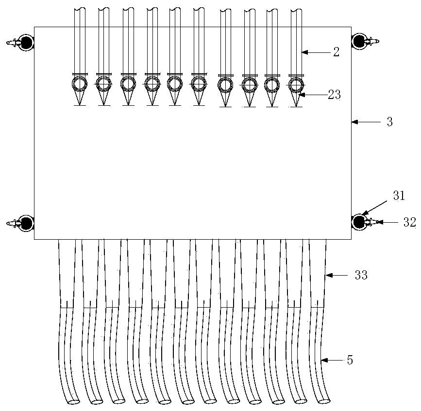 A flow guide device for measuring underwater jet noise by reverberation method