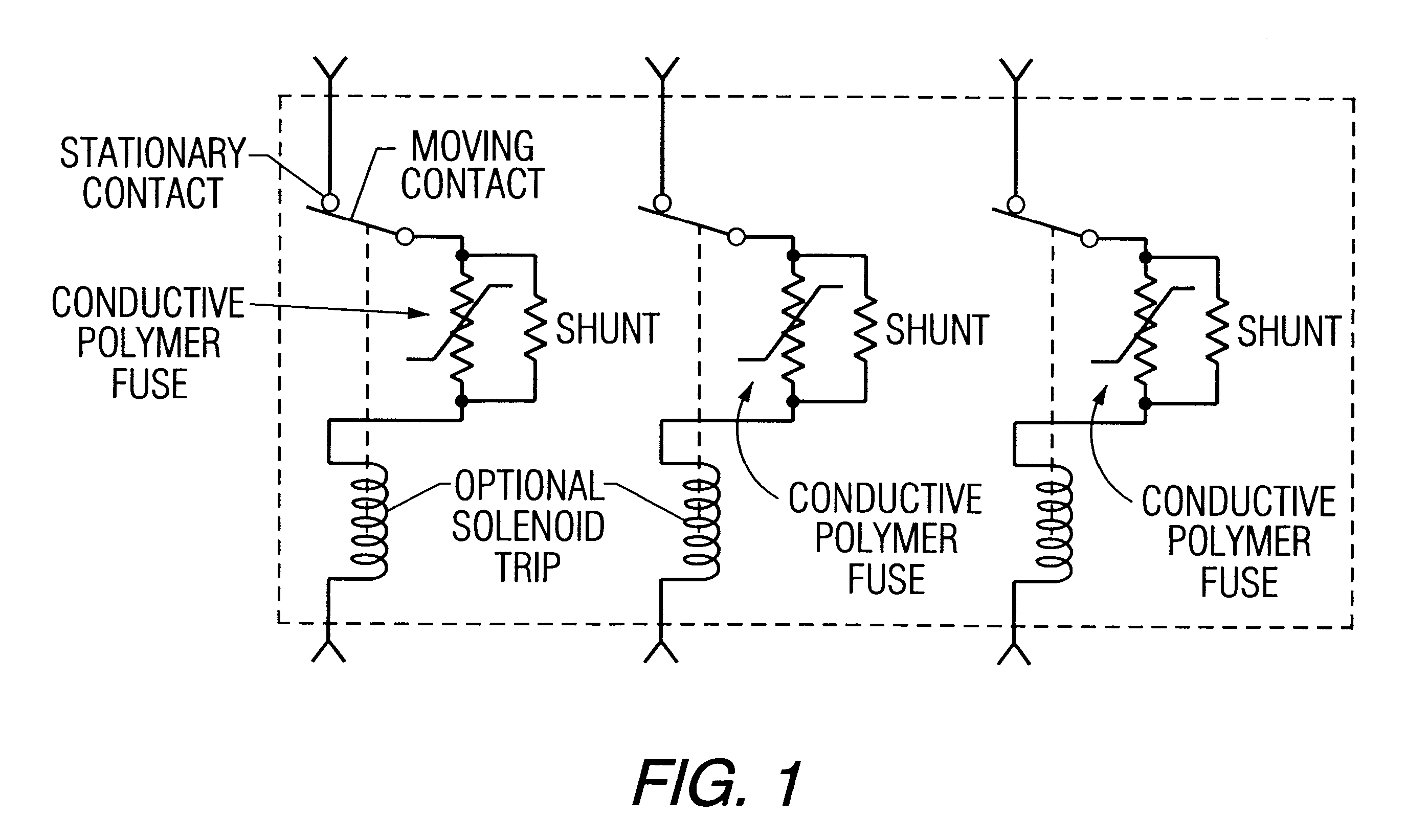 Conductive polymer current-limiting fuse