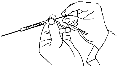 Semi-automatic sample feeding needle