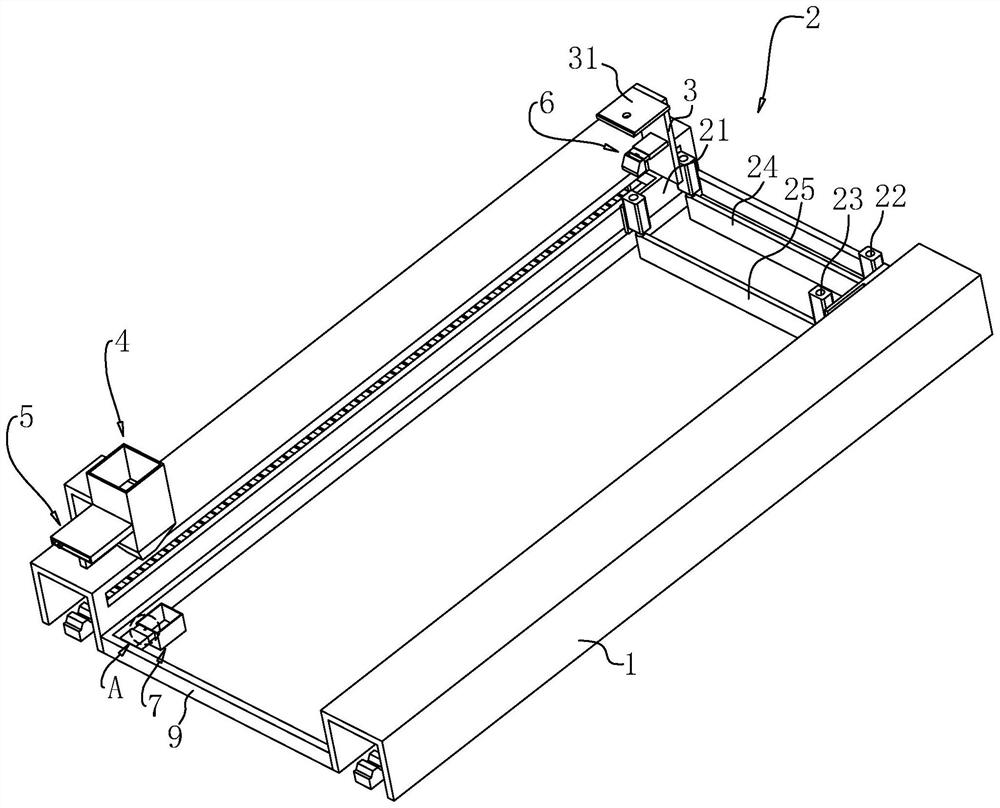 Flat screen printing machine with automatic feeding function