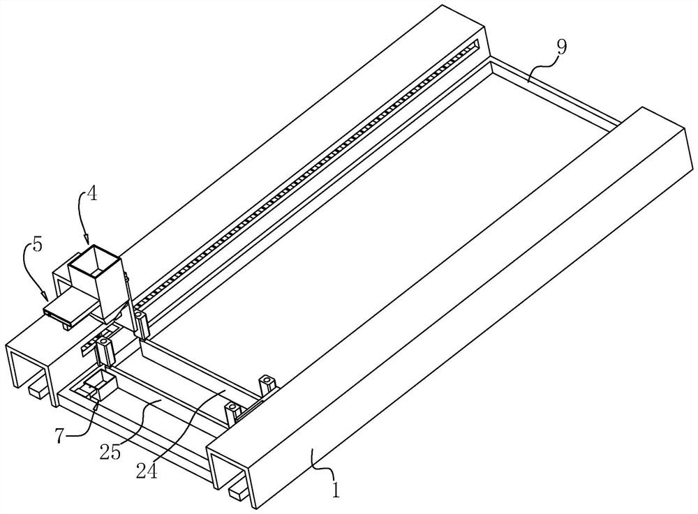 Flat screen printing machine with automatic feeding function