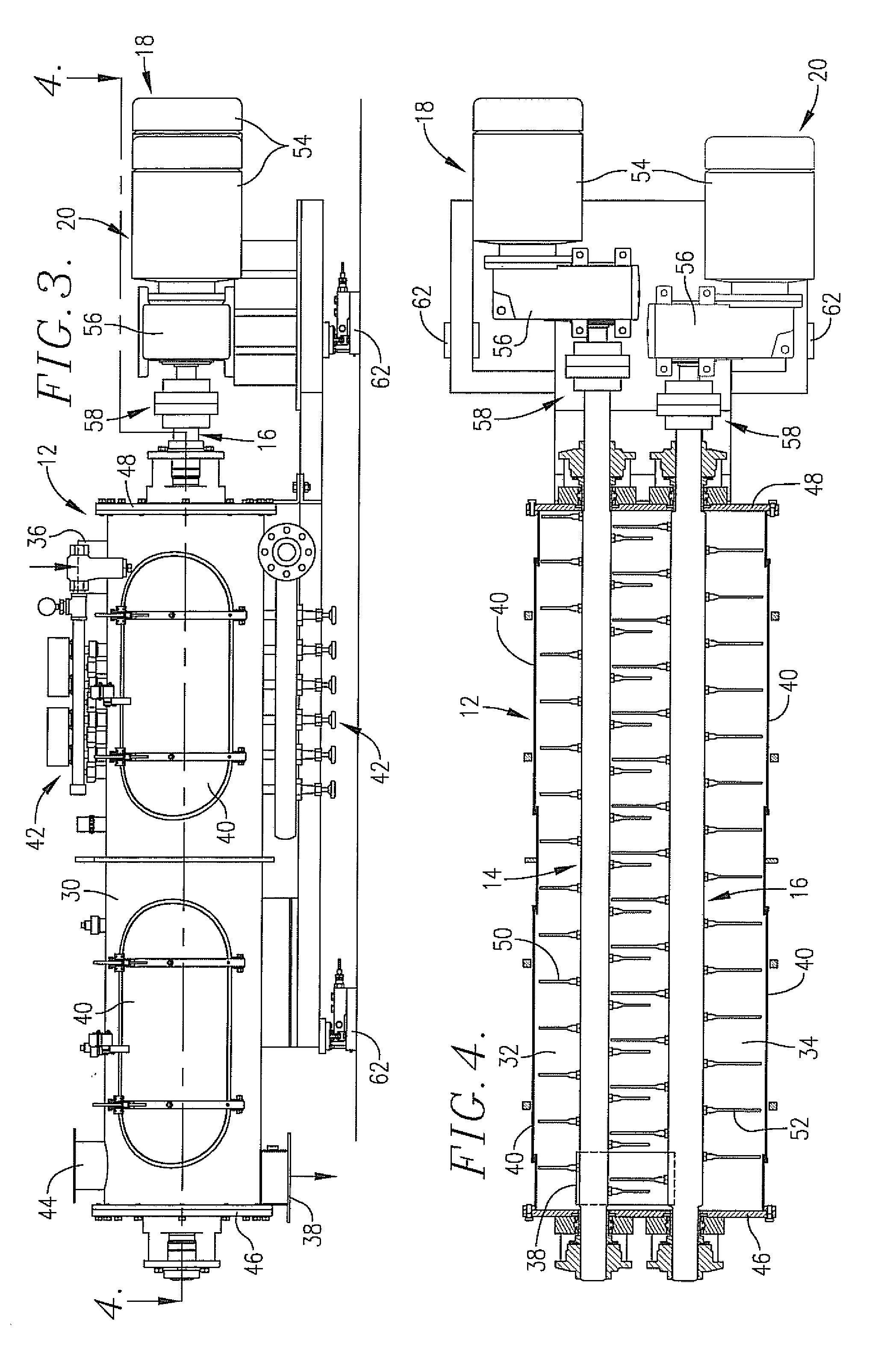 Preconditioner having independently driven high-speed mixer shafts