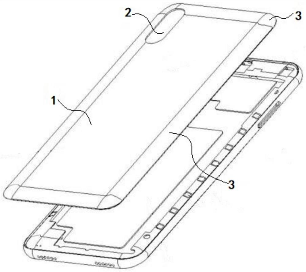 Glass mobile phone rear cover thinning process