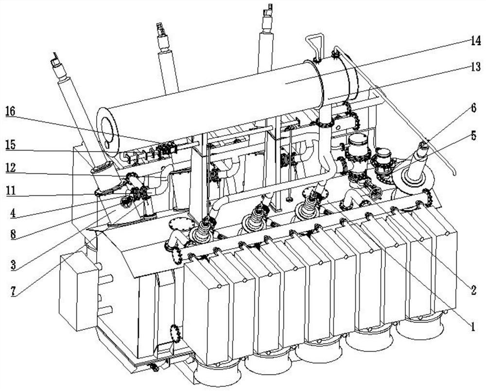 An explosion-proof voltage relief transformer