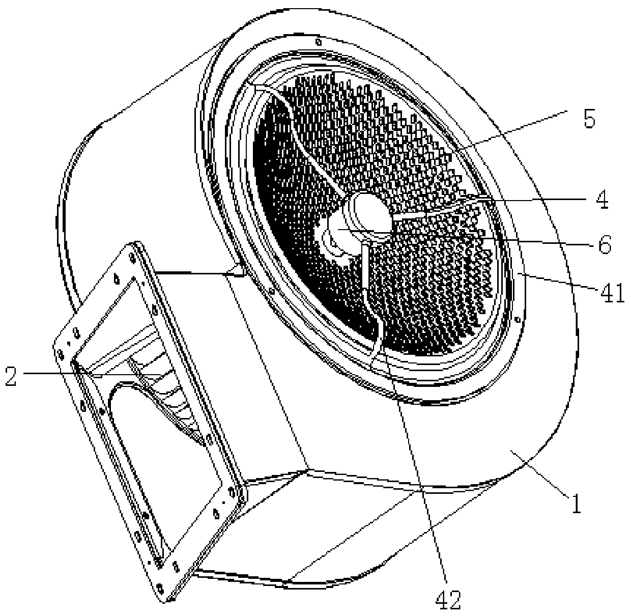 Air inlet system of range hood and range hood