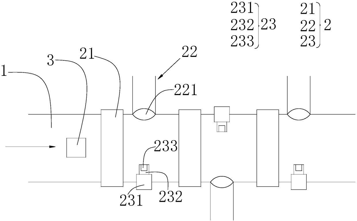 Storage material warehousing system and working method thereof