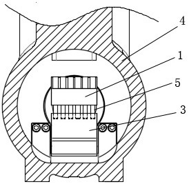 Device for disassembling and assembling upper fixing clamping block and lower fixing clamping block of explosion valve shearing cover