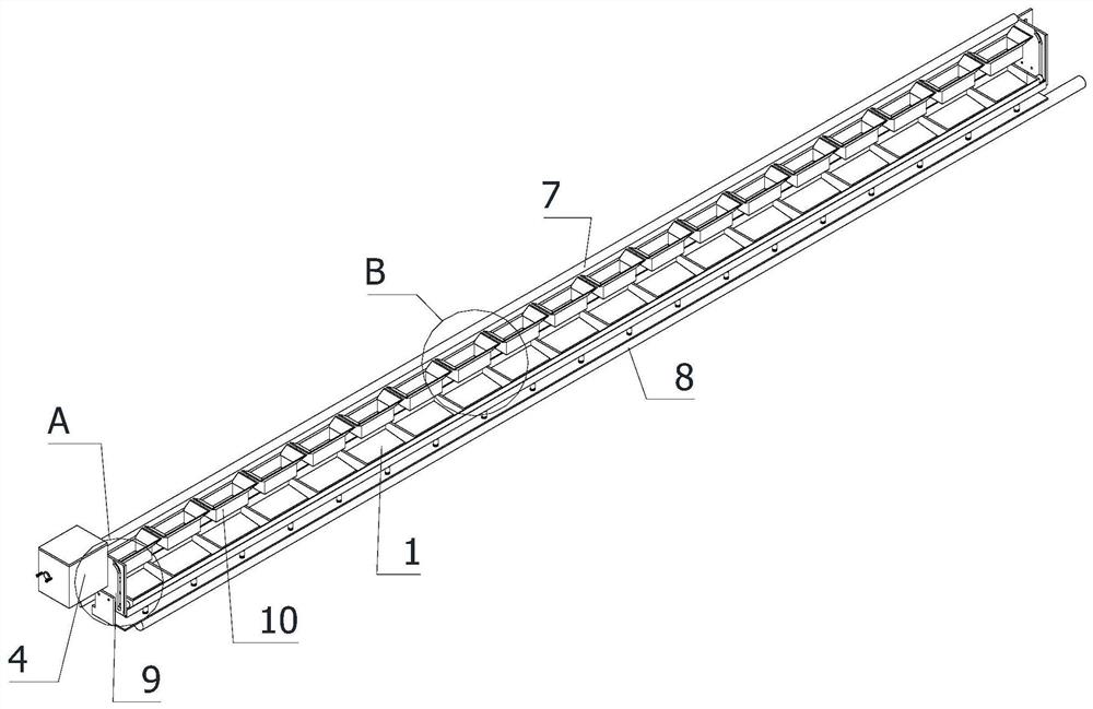 A water circulation system for plant growth on the exterior wall of a building