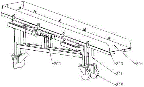 Automatic waste collecting and lifting mechanism