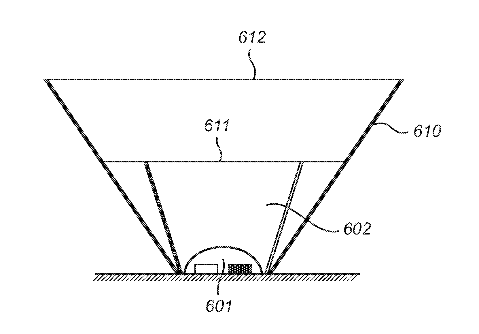 Light emitting device with collimating structure