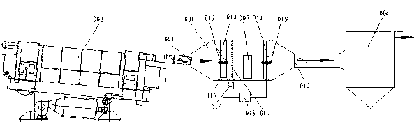Anti-condensation device of dry dust collector for high-humidity dust-containing air