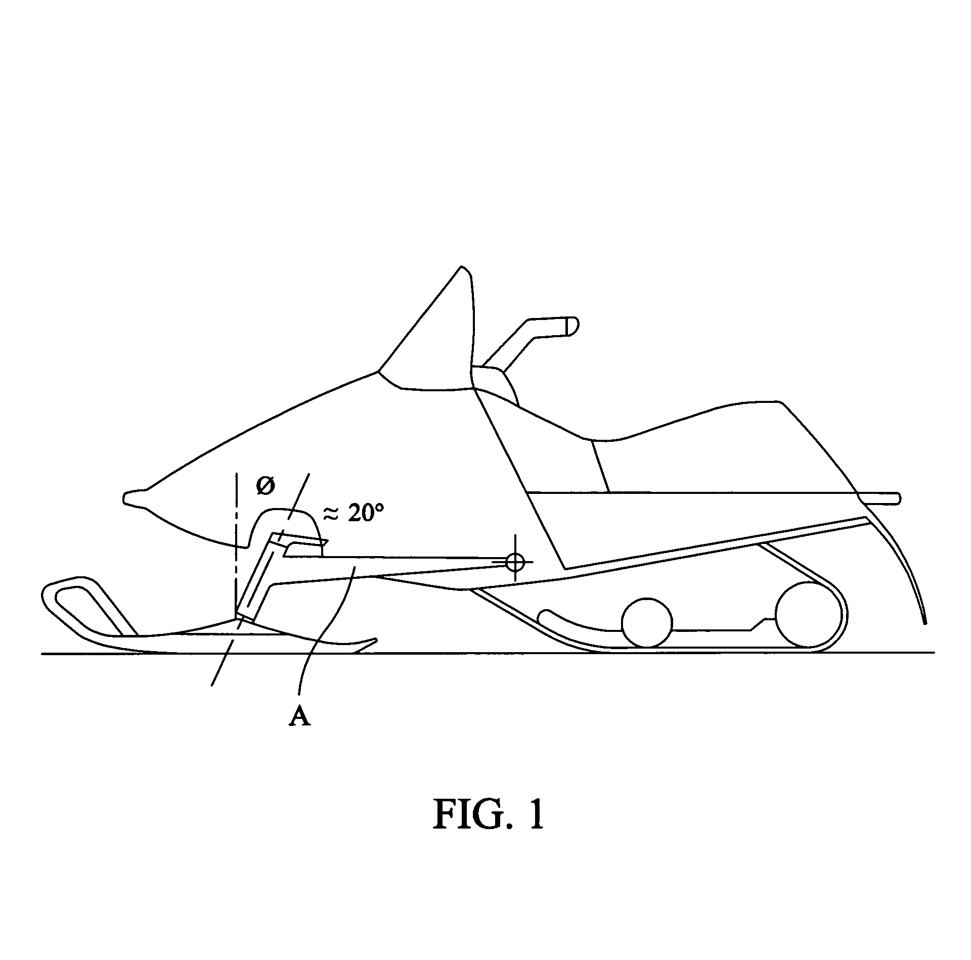 Snowmobile front suspension system and method