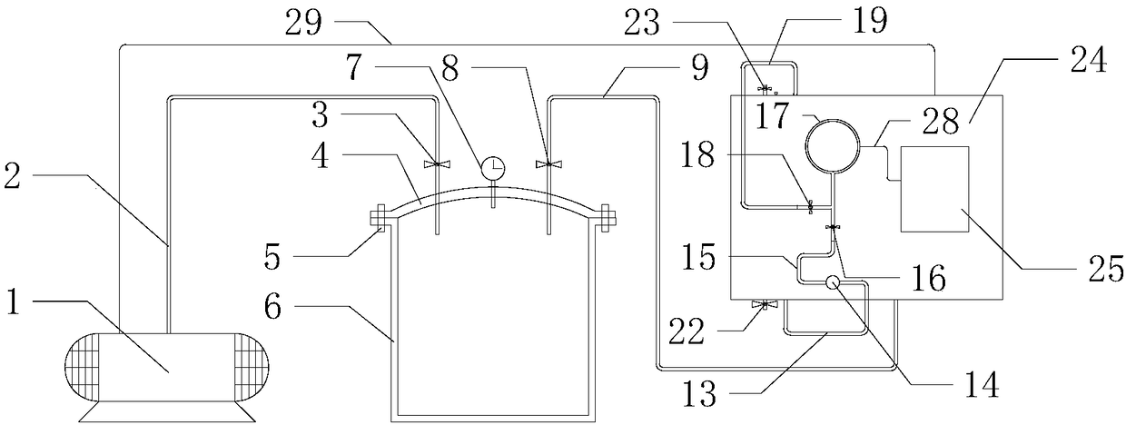 Using method of negative pressure control device for sinking of bucket foundation