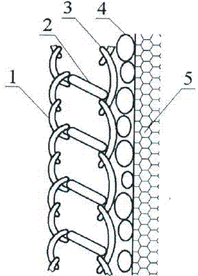 Water-repellent anti-contamination hygroscopic perspiratory composite tissue knitted fabric and production method thereof