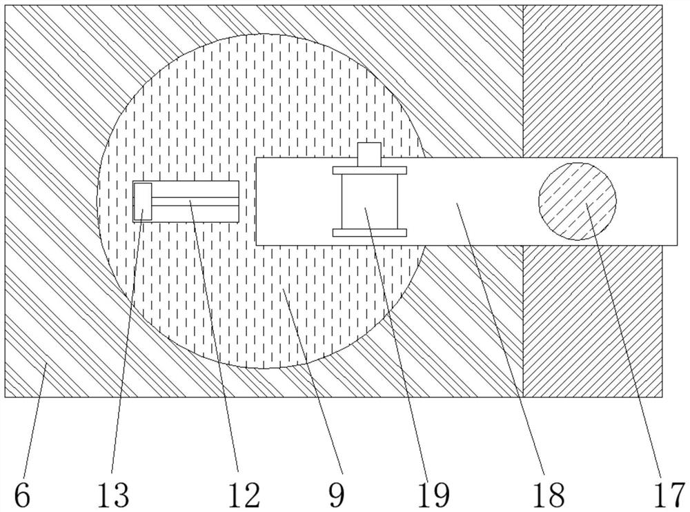 Machining table for electromechanical equipment