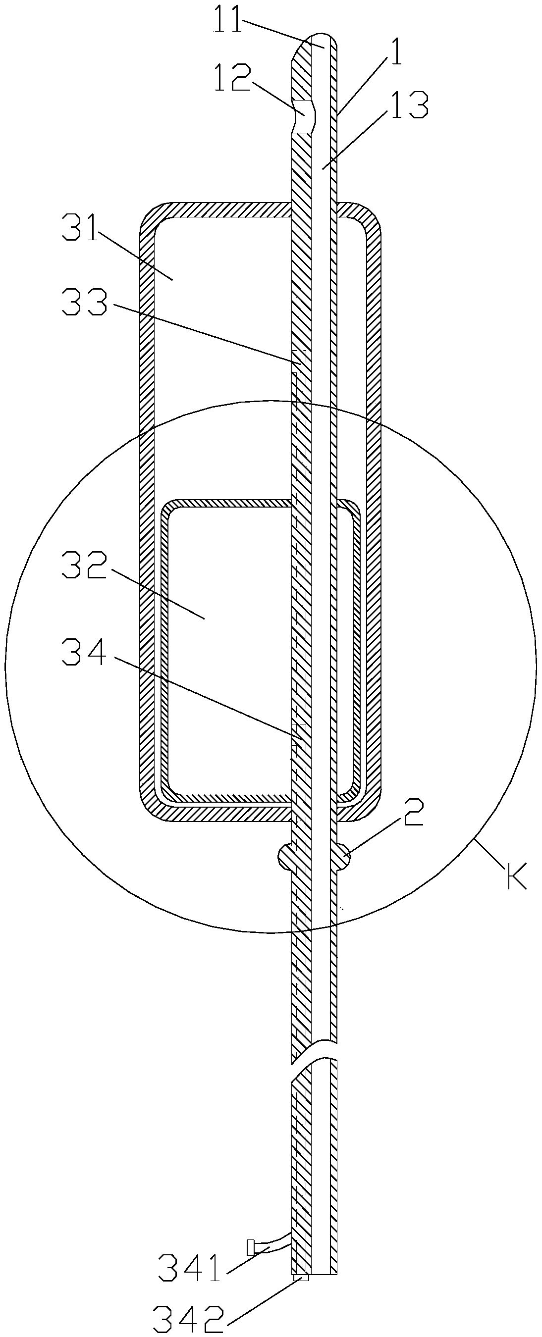 Visual eccentric prostate dilation catheter