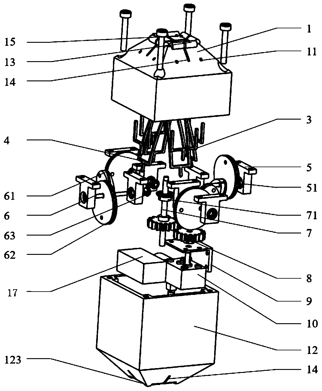 Modularized space multi-stable configuration-varying robot