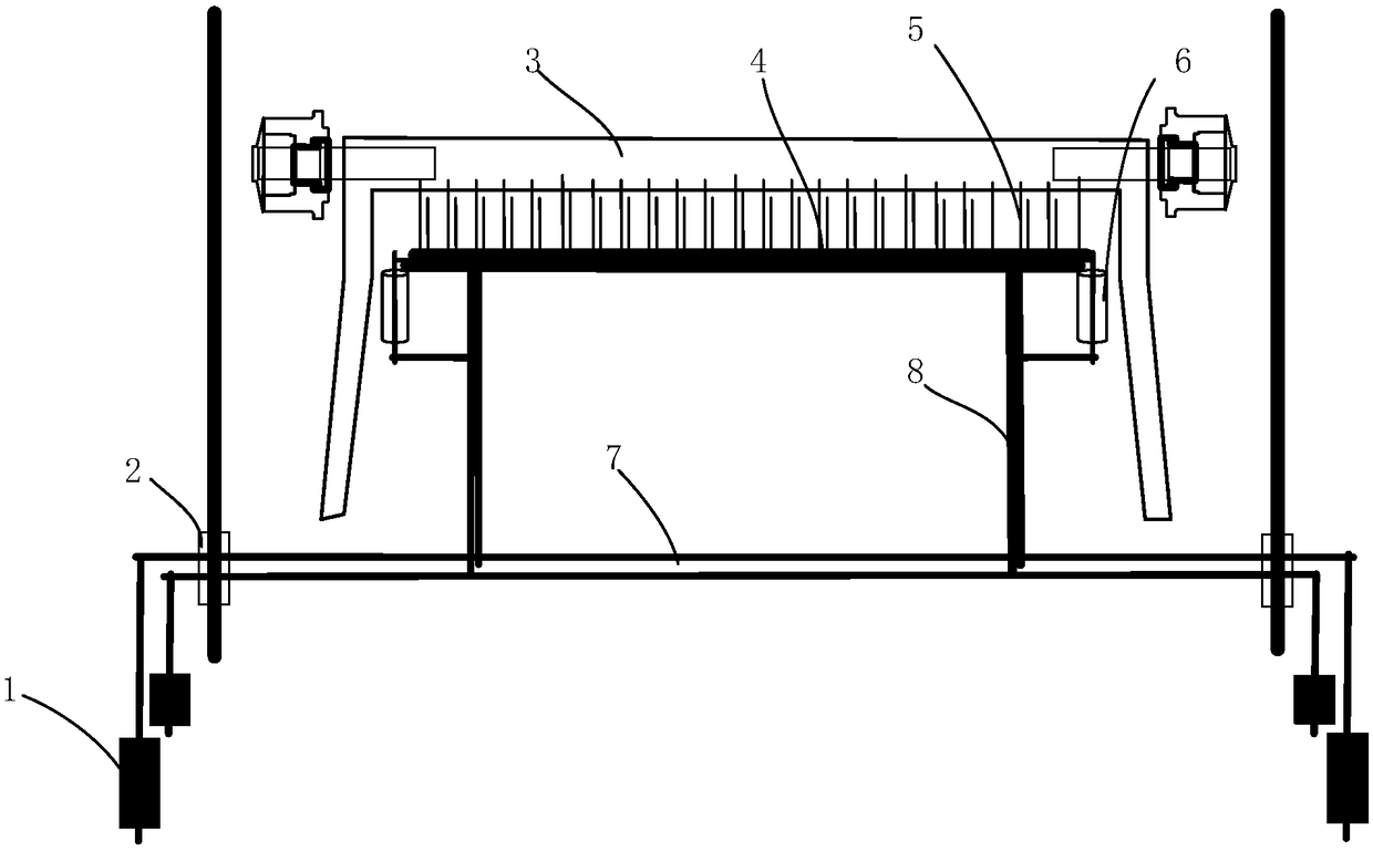 Sintering machine and grate bar cleaning device