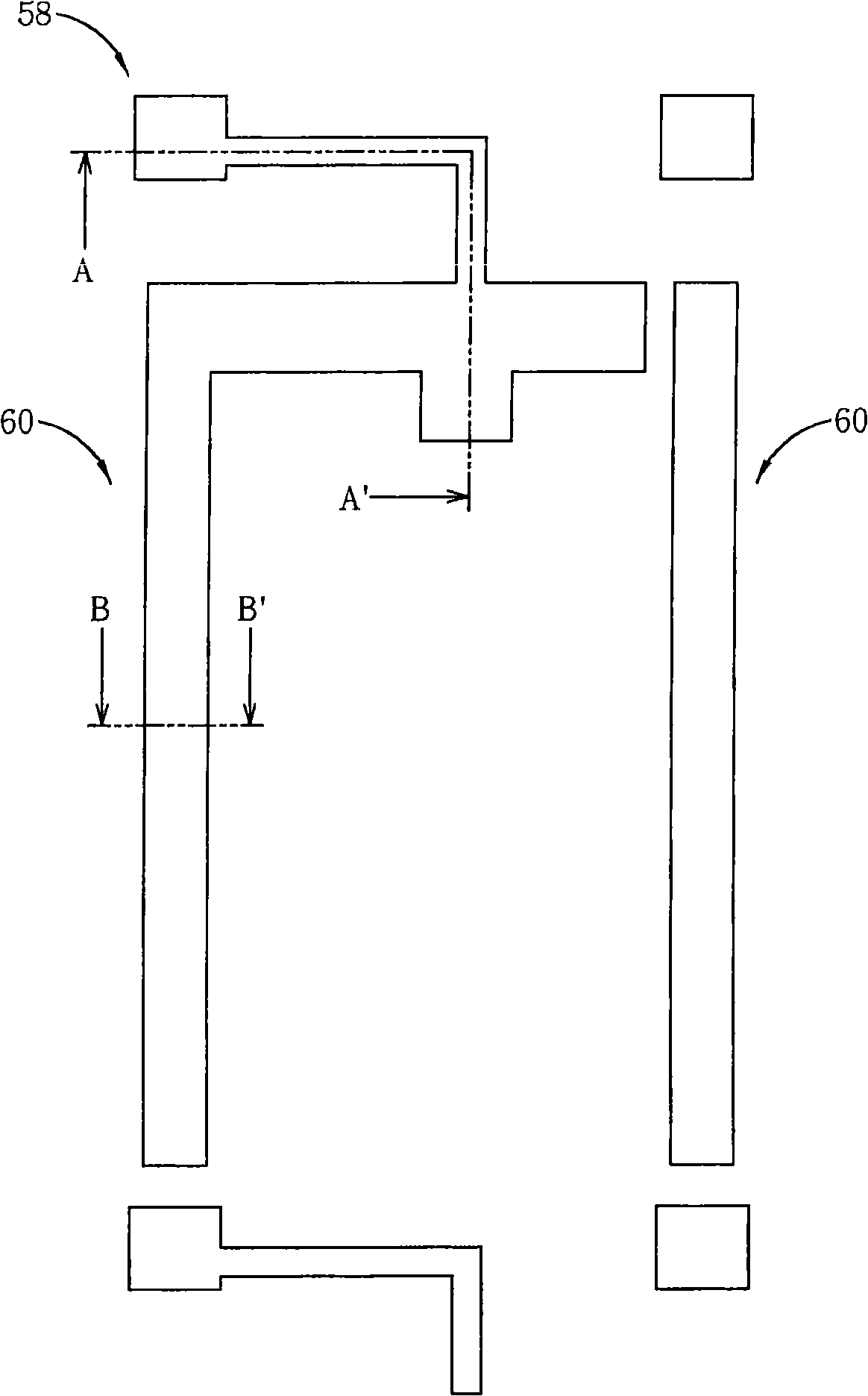 Semi-penetrating semi-reflective liquid crystal display device and manufacturing method thereof