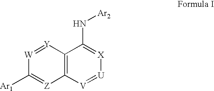 Substituted quinazolin-4-ylamine analogues