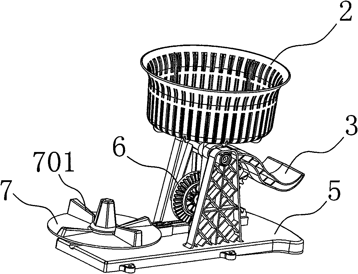 Mop cleaning and drying drum