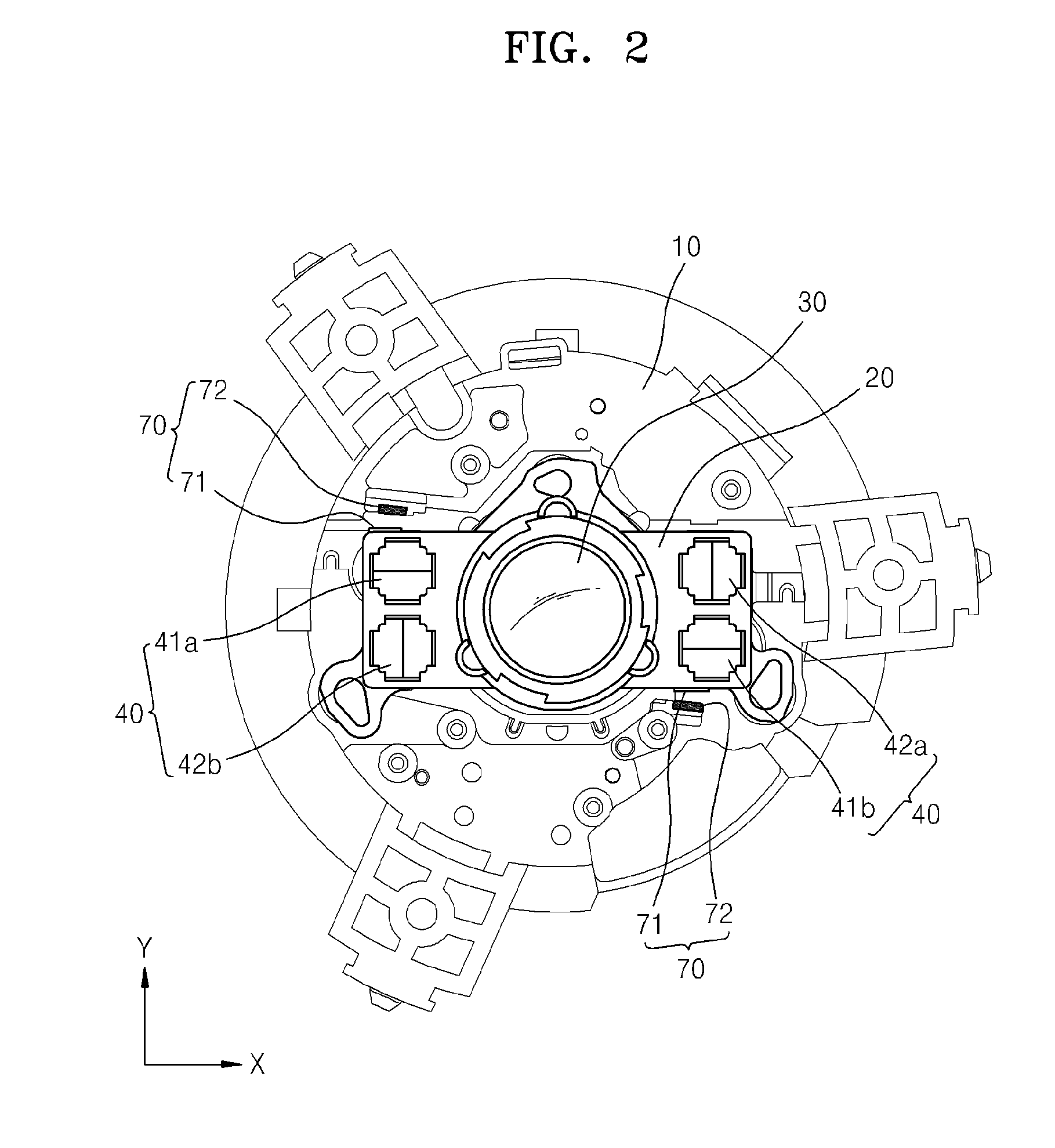 Method and apparatus for adjusting position of optical element