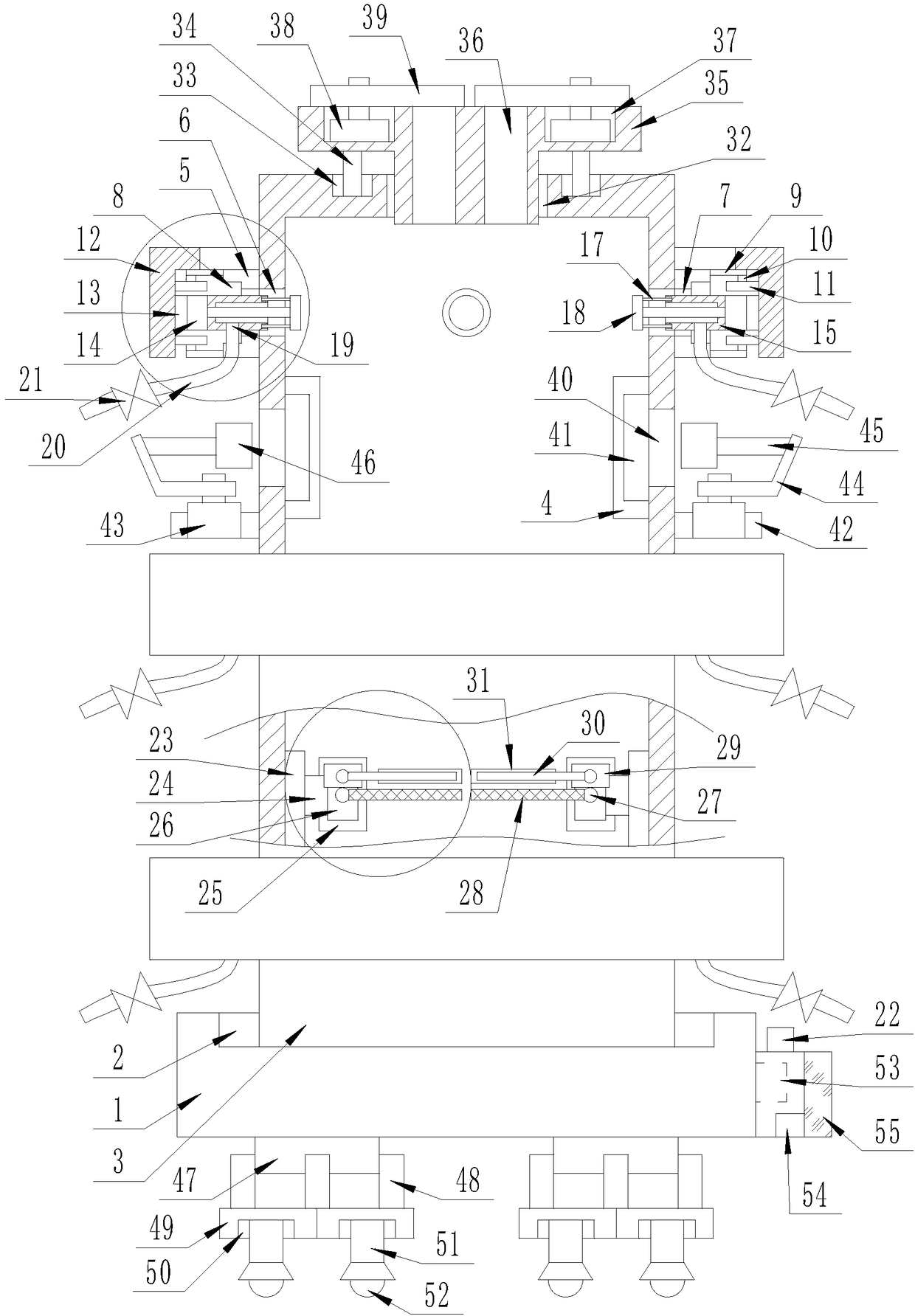 A household wastewater storage device