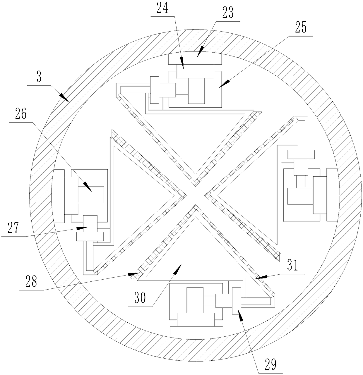 A household wastewater storage device