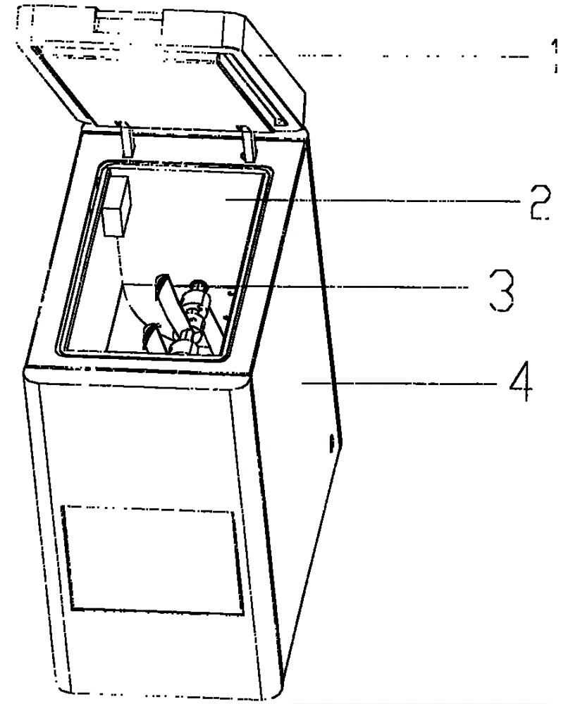 Organic material fertilizer making machine and fertilizer making method