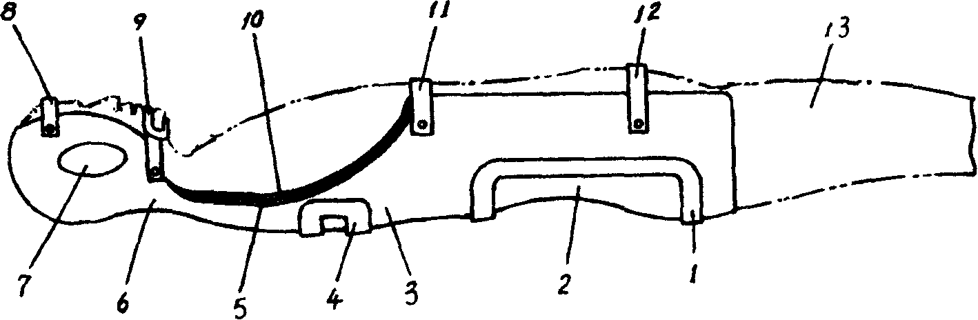 External fixation bracket for emergency treatment of spine injury