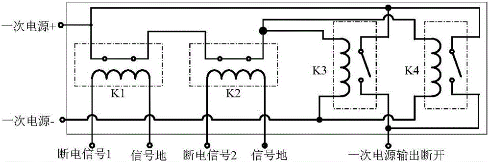 Triple-redundant passive independent current mutual inspection power off restarting system and triple-redundant passive independent current mutual inspection power off restarting method