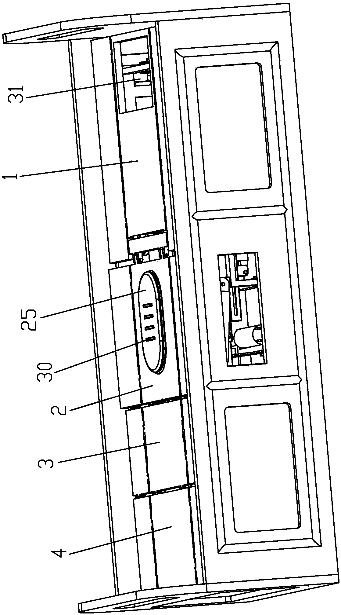 Multifunctional nursing bed and working method thereof