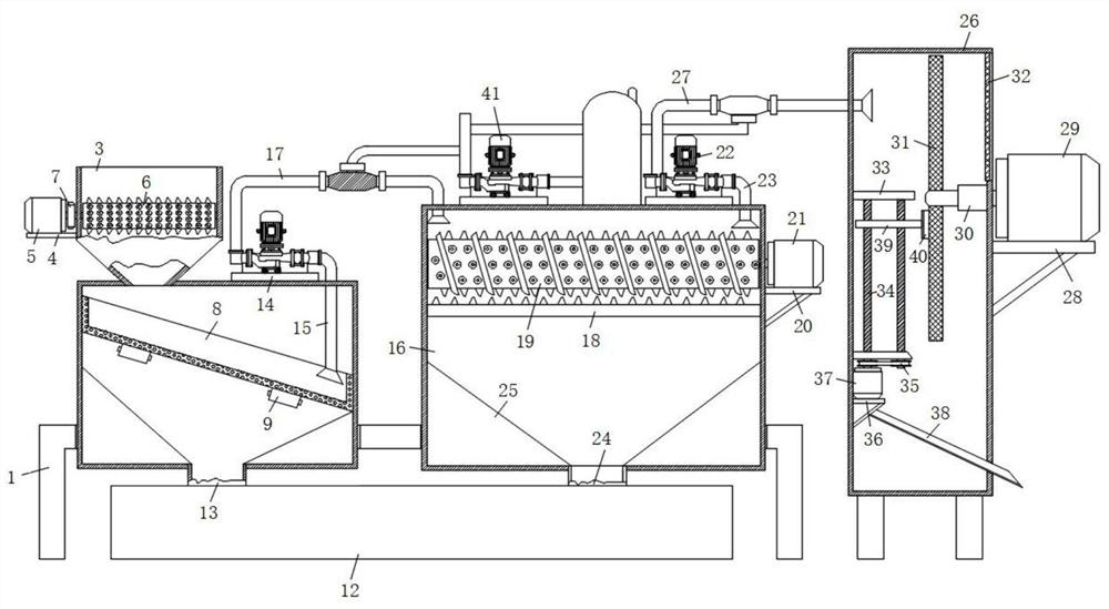 A cotton cleaning device