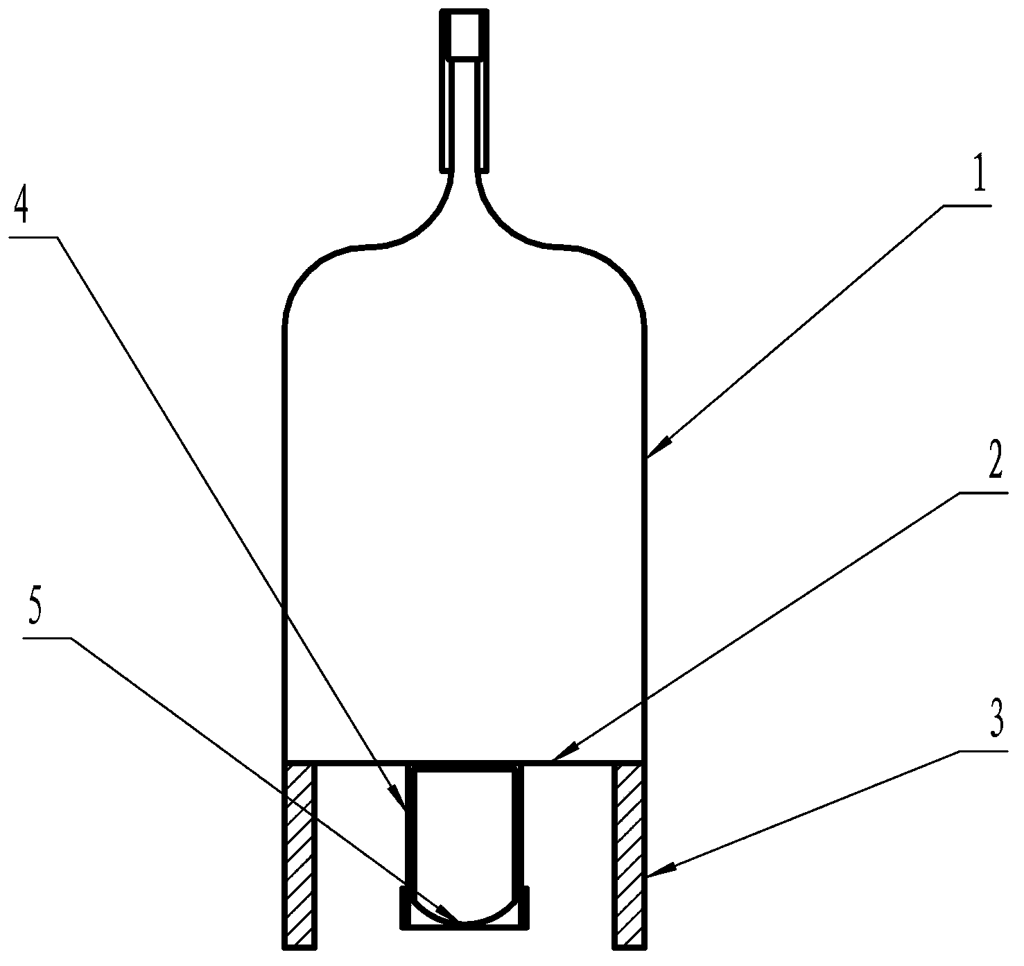 Correction fluid bottle