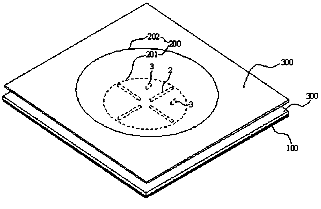 Radiation patch for microstrip antenna and microstrip antenna