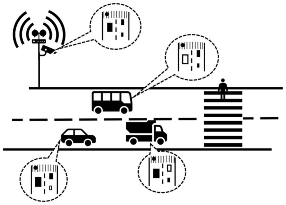 Intelligent vehicle traffic scene understanding and beyond-visual-range perception system and method