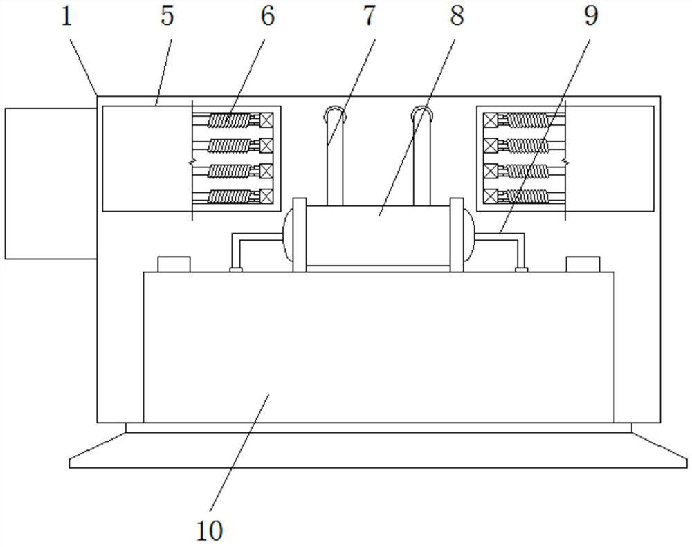 A spray drying device for cosmetic bottle processing