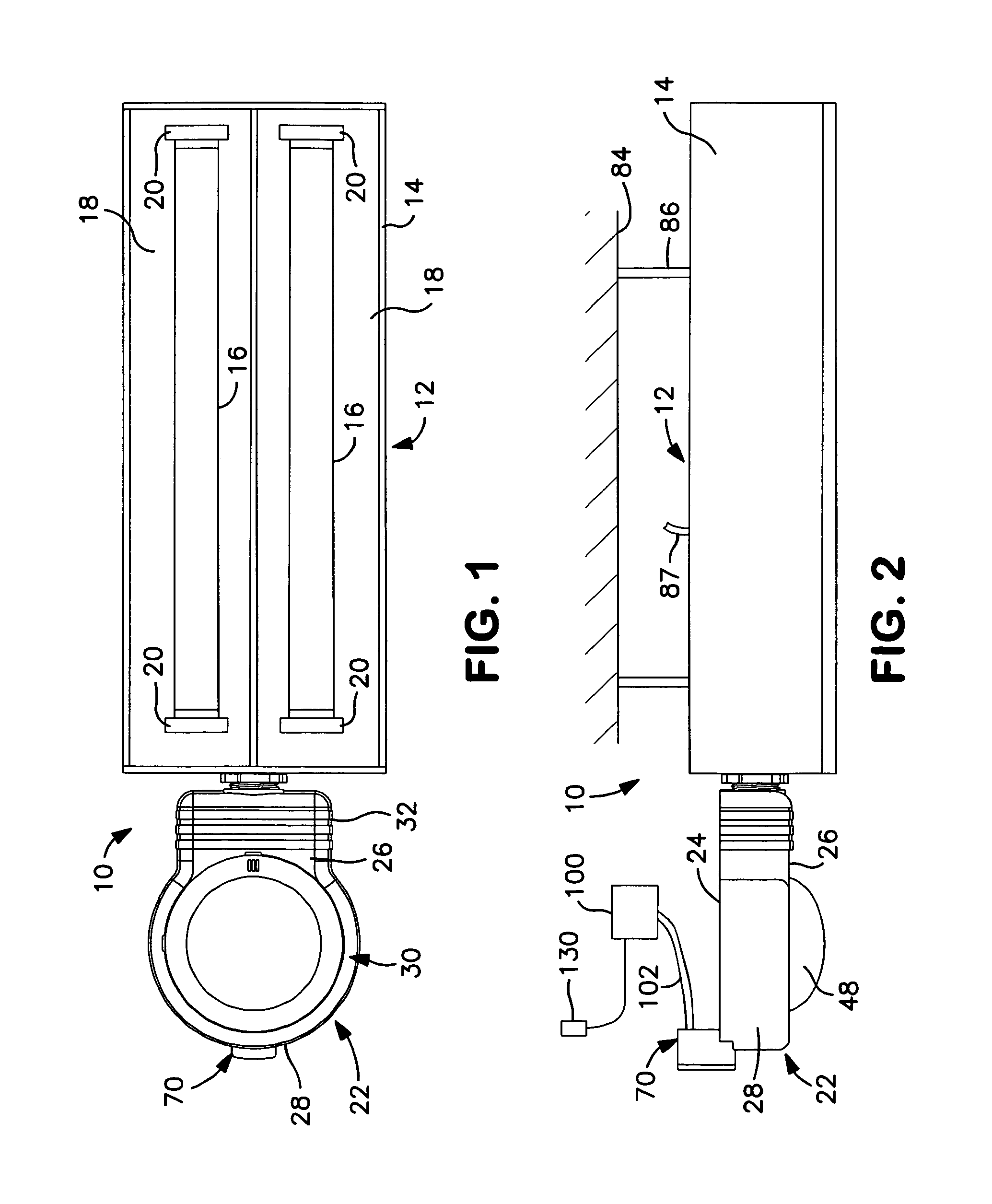 Occupancy sensor and override unit for photosensor-based control of load