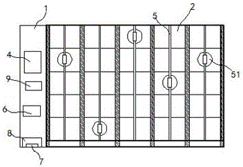 Automatic lock for warehousing