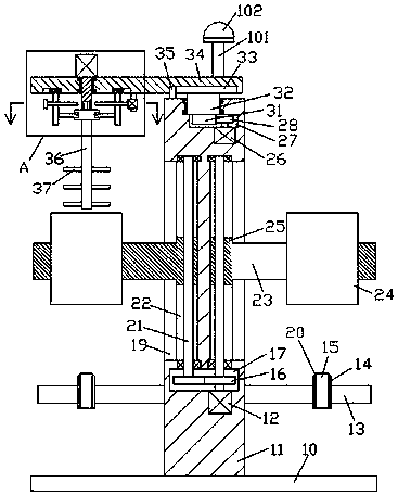 Preparation device for improved phosphorus-containing flame retardant