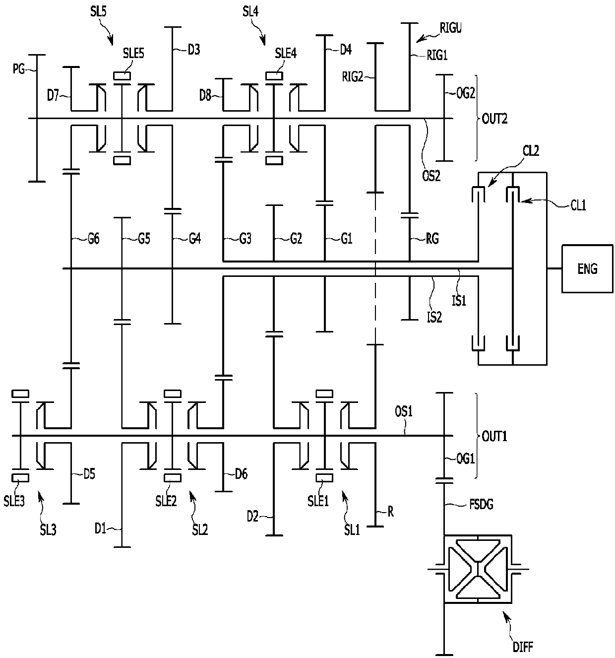 Power Transmission Apparatus for Vehicle