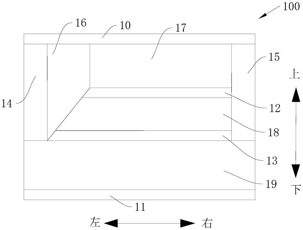 Acceleration device and medium laser accelerating structure based on semiconductor laser
