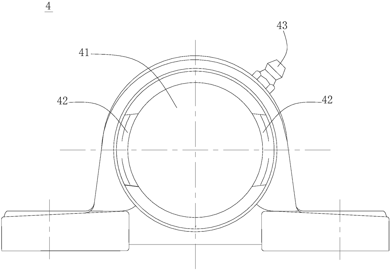 Non-standard four-point-contact mounted insert bearing