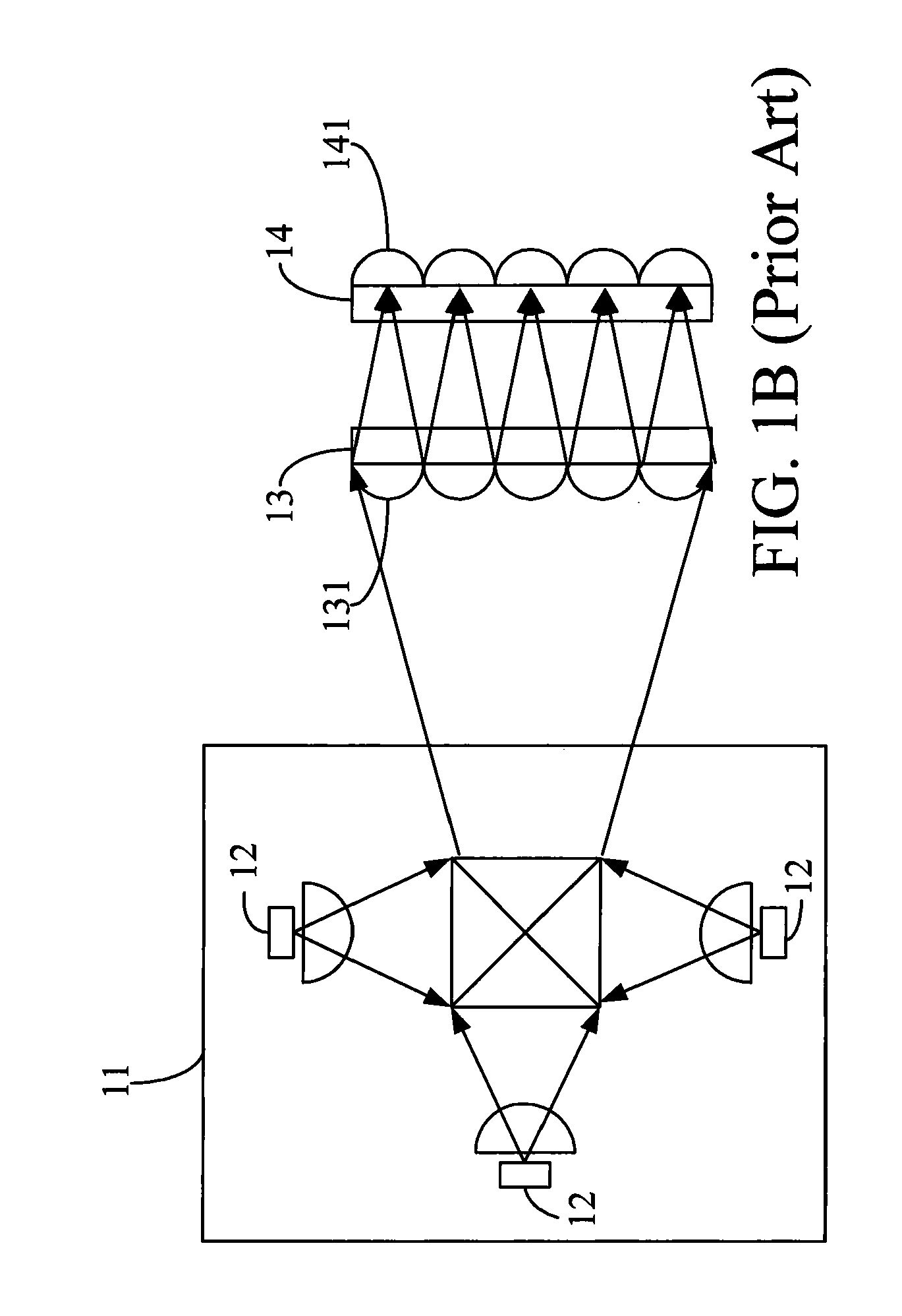 Lens array set and projection apparatus