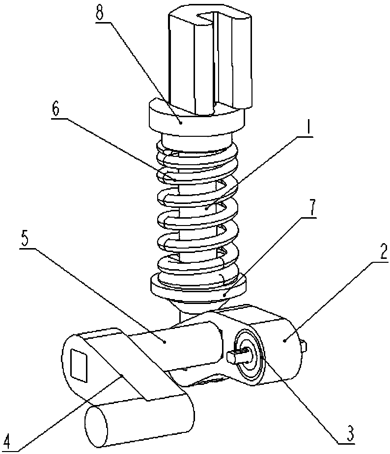 Locking mechanism for gauge-variable bogie of high-speed electric multiple unit