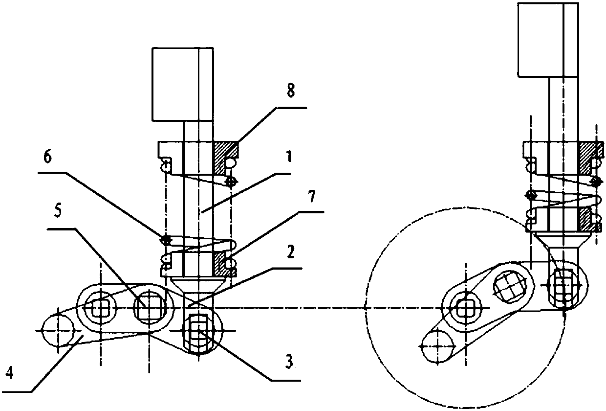 Locking mechanism for gauge-variable bogie of high-speed electric multiple unit